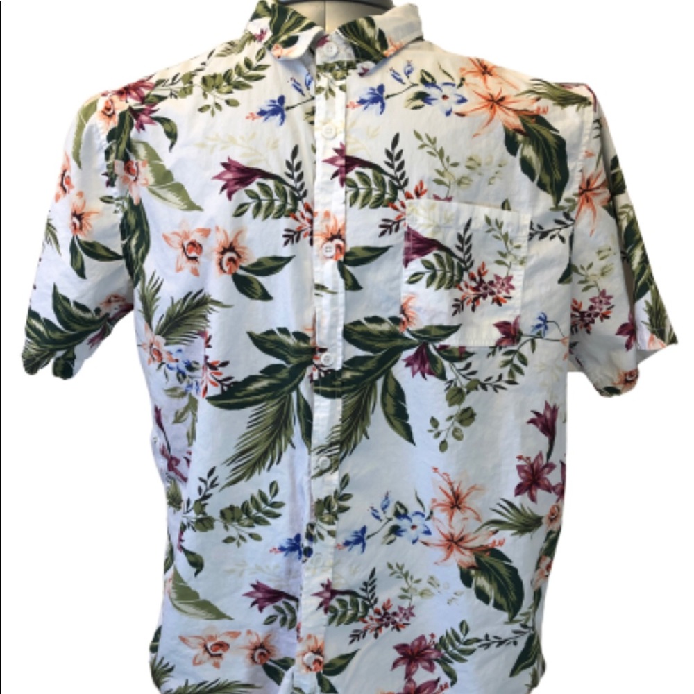 Pacsun Hawaiian Shirt Floral Mens XL